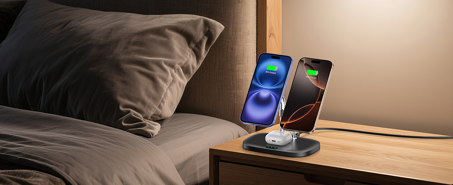 iphone magnetic charging station