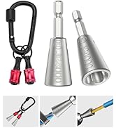Katerk 2 pcs Wire Twister Tool for Drill with Bit Holder Keychain 1/4 in Fast Cable Wire Twisting...