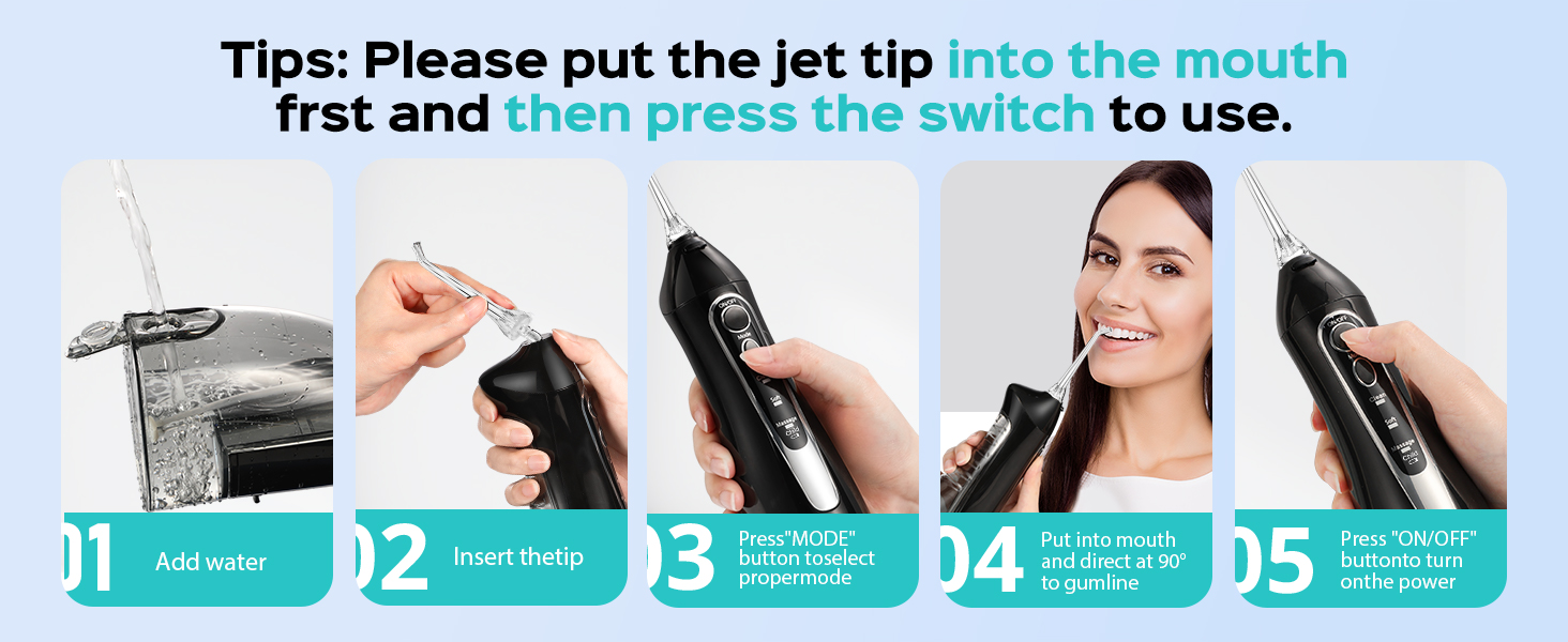 Water Flosser Replacement Tips