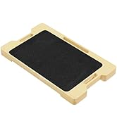 Resistance Band Workout Footplate - Non-Slip Wooden Fitness Board, Exercise Platform for Full-Bod...
