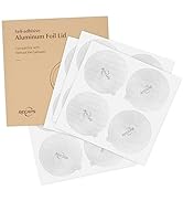 RECAPS Aluminum Foil Lids to Reuse Coffee Pods Compatible with Nespresso VertuoLine 500 Pcs 62mm
