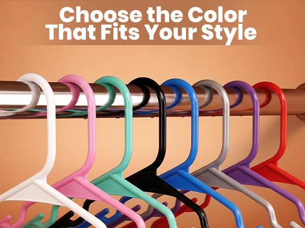 White Plasitc Hangers