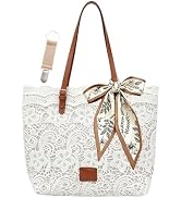 Woven Tote Hobo Bags for Women,Crochet Beach Bag Purse Knitted Shoulder Bag Handbag with Removabl...