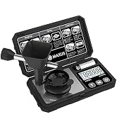 MAXUS Digital Milligram Scale 50g/0.001g with Calibration Weight, Reloading Scale with Powder Tri...