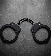 Snake Eye Tactical Steel Handcuffs with Two Keys Heavy Duty Steal Professional Grade | Secure Han...
