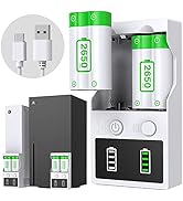 Rechargeable Controller Battery Pack for Xbox Series X|S and Xbox One, 2 Pack 2650mAh High Capaci...