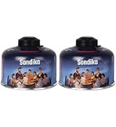Sondiko Iso Butane Fuel Canister 100g 2 Pack,