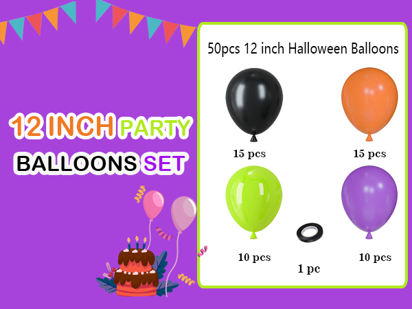 Halloween balloons