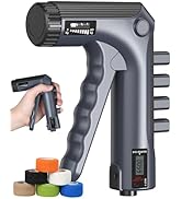 JGM 2-In-1 Hand Grip Strength Trainer with Finger Exerciser - Adjustable Forearm Strengthener wit...