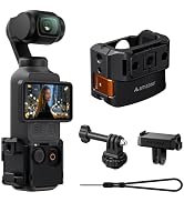 AMAZEAR Protective Cage for DJI OSMO Pocket 4P/4/3/Xtra Muse Accessories, Metal Case Multifunctio...