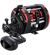 Sougayilang Trolling Reel Level Wind Conventional Reel Graphite Body Fishing Reel, Durable Stainl...