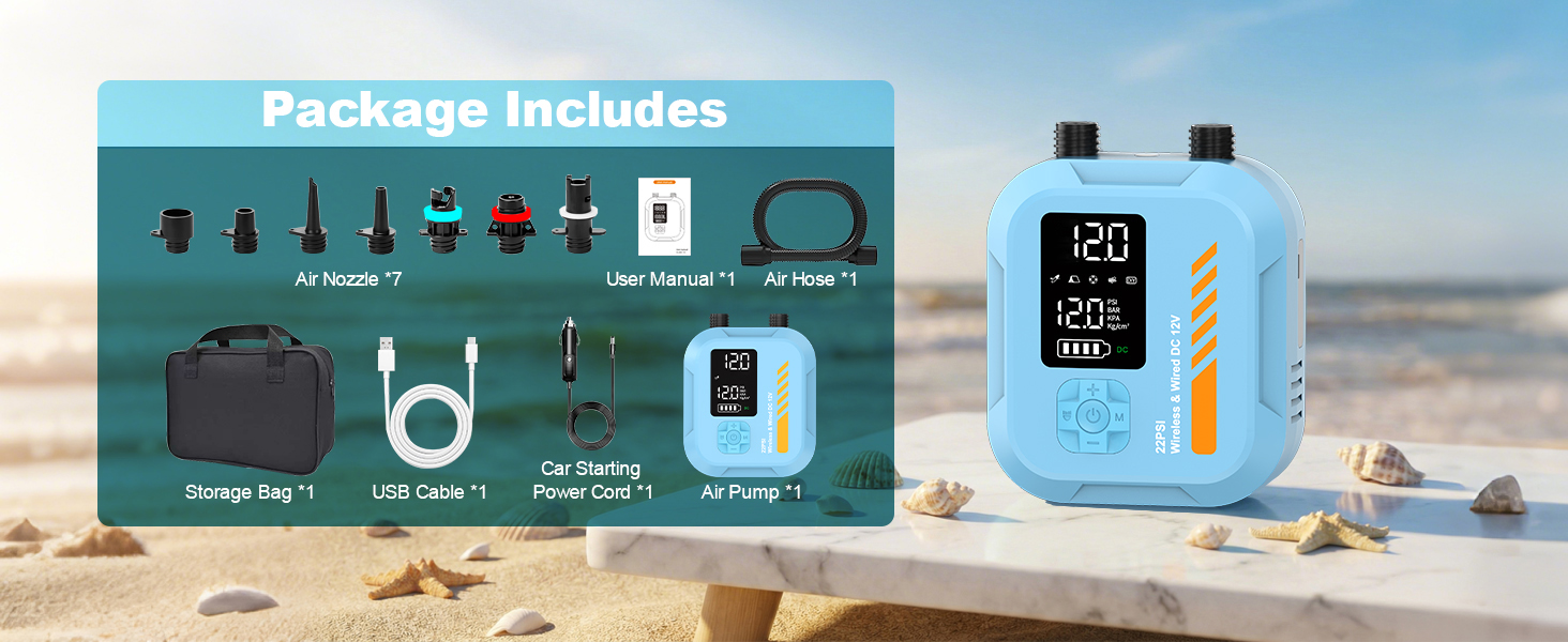 paddle board electric pump