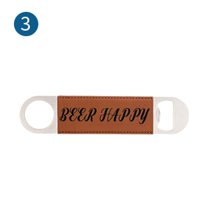 beer opener cute funny leather bottle opener bulk blank stainless steel opener with leather handle