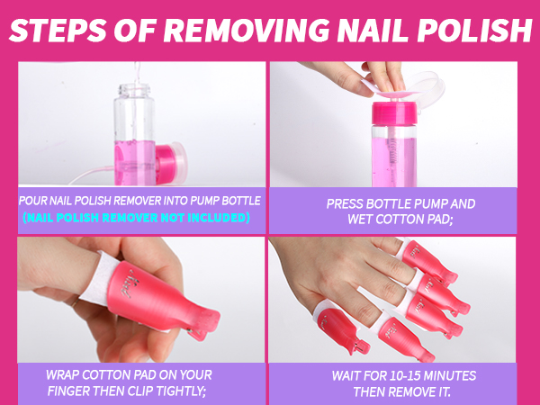 Nail Polish Gel Remover Tools Kit