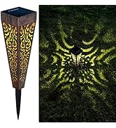 6Pcs Solar Lights Outdoor Pathway Garden Stakes Lights Waterproof LED for Patio, Walkway, Lawn De...