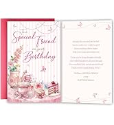 YIWANSIN Birthday Card Gift for Special Friend, Heartfelt Best Friend Birthday Card Gift for Her ...
