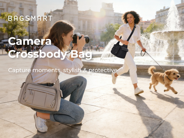 BAGSMART camera sling bag