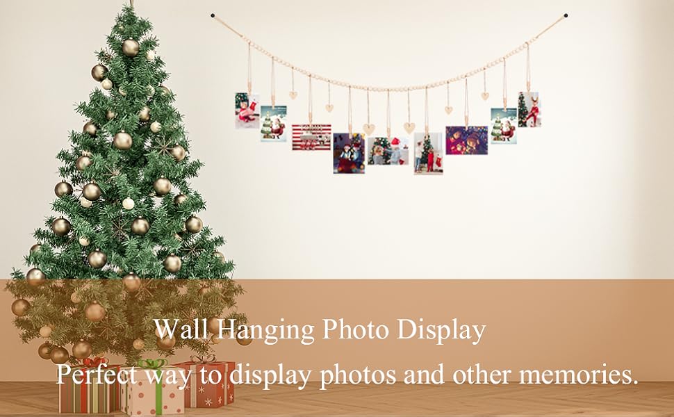 polaroid photo display