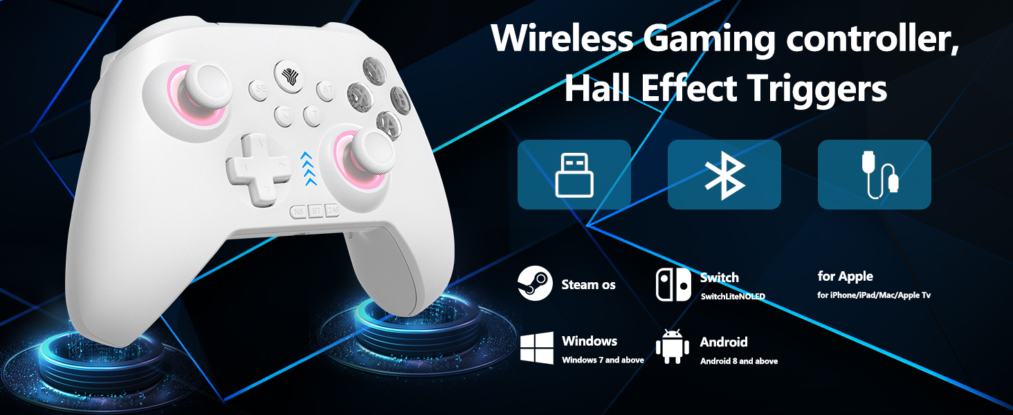 steam controller pc for switch gaming game wireless bluetooth deck computer 2.4 ghz 2 Nintendo