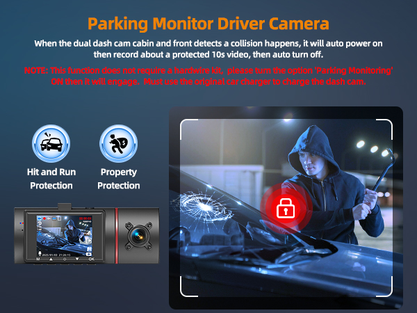 interior car camera dual