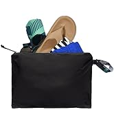 Acteon Wet Dry Travel Bag, Splash Water Resistant & Heavy Duty Zipper Reusable Bags, Small Pocket...