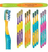 Personalized SmileGoods Y321 Child Toothbrush, 32 Tuft, Soft Bristle, 144 Individually Packaged P...