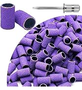 Sanding Bands for Nail 100Pcs, 150 Grit Nail Drill Sanding Bands, Medium Grit Sanding Bands for N...