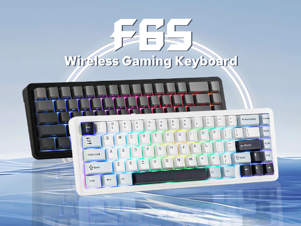 F65 wireless gaming keyboard