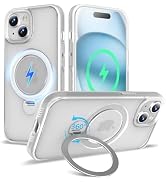 TaeliorTech 2024 Upgraded 360° Rotatable Magnetic Ring Stand for iPhone 15 Case 6.1'', Compatible...
