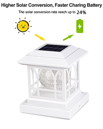 solar post lights