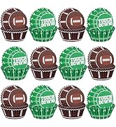 Football Party Supplies: 300-Count Football Cupcake Liners & Wrappers - Game Day, Birthday, and T...