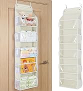 Yecaye 5-Tier Over the Door Organizer Hanging, Toy Stuffed Animal Storage, Behind the Door Storag...