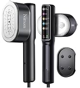 Nirrom Travel Steamer for Clothes, 110-240V Dual Voltage Portable Steamer | 1200W Fast Heat in 15...