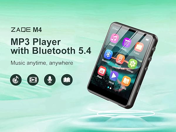 128GB MP3 Player with Bluetooth 5.4