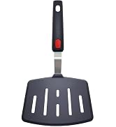 Silicone Spatula Turner, Heat Resistant Pancake Spatulas for Nonstick Cookware Pan, Wide Slotted ...