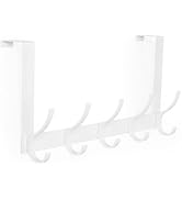 Optish Over The Door Hooks, Door Hanger Hooks, Over The Door Towel Racks for Bathroom with 10 Coa...