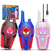 Rechargeable Walkie Talkies for Kids: 3 Pack Kids Walkie-Talkies Toys for 3 4 5 6 7 8 9 Year Old ...