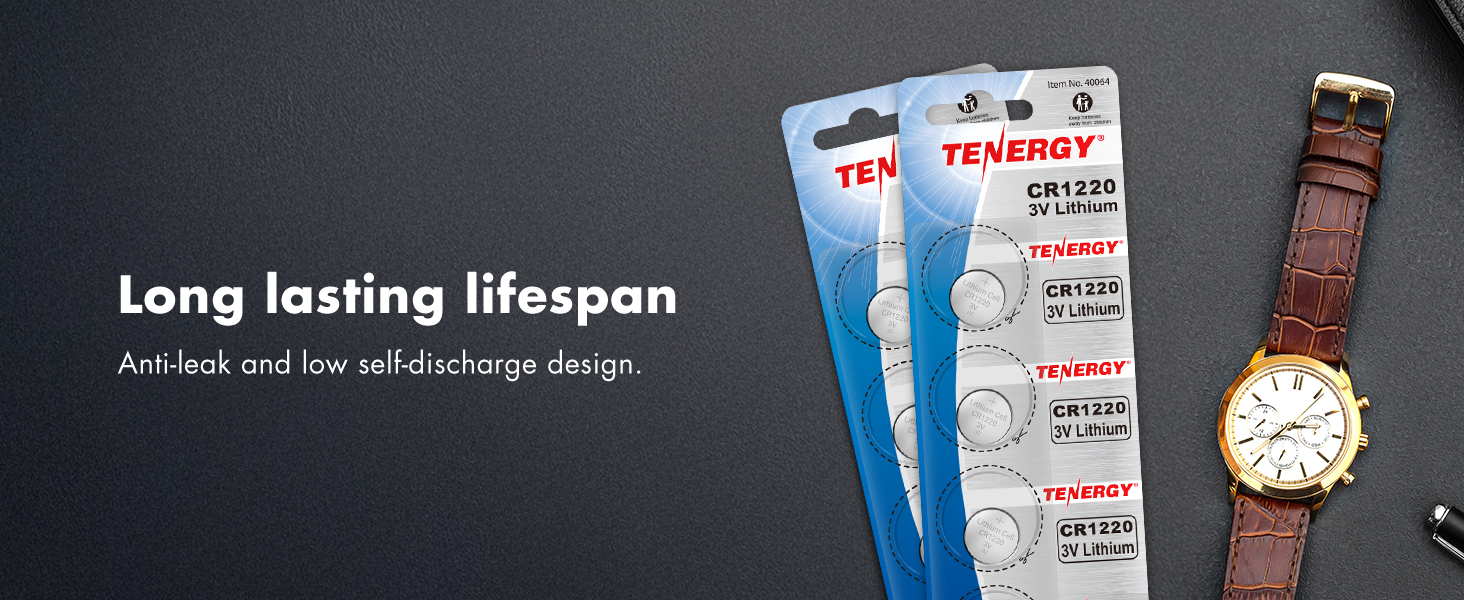long lasting lifespan with anti-leak and low self-discharge design