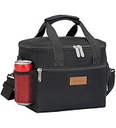 SODEER Lunch Bag for Men and Women Insulated,Large Lunch Box with Shoulder Strap,Lunch Cooler for...