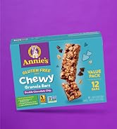 Annie's Gluten Free Chewy Granola Bar, Double Chocolate Chip, 11.76 oz, 12 Bars