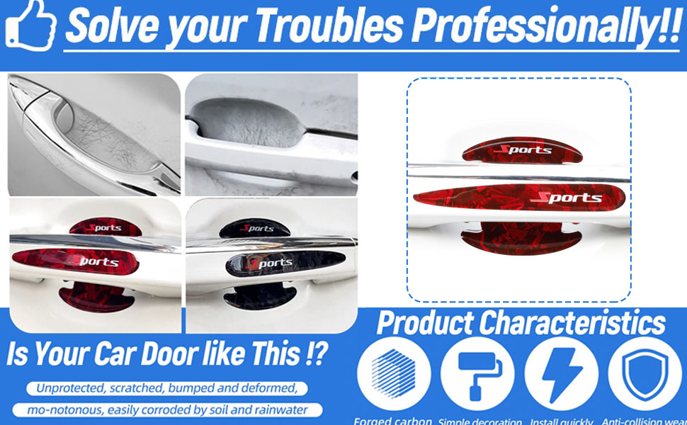 Car Door Handle Scratch Protectors