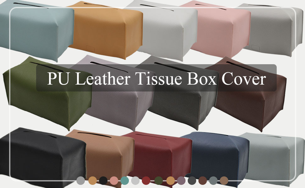 This kind of tissue box cover has a fashionable appearance and exquisite craftsmanship