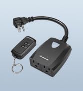 DEWENWILS Outdoor Wireless Remote Control Outlet Power Strip Weatherproof, Expandable Indoor Outd...