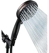 ORB High Pressure Shower Head with Handheld - Multifunctional High Flow Rain Showerhead with Extr...