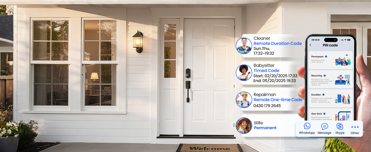 Veise Fingerprint Smart Door Lock