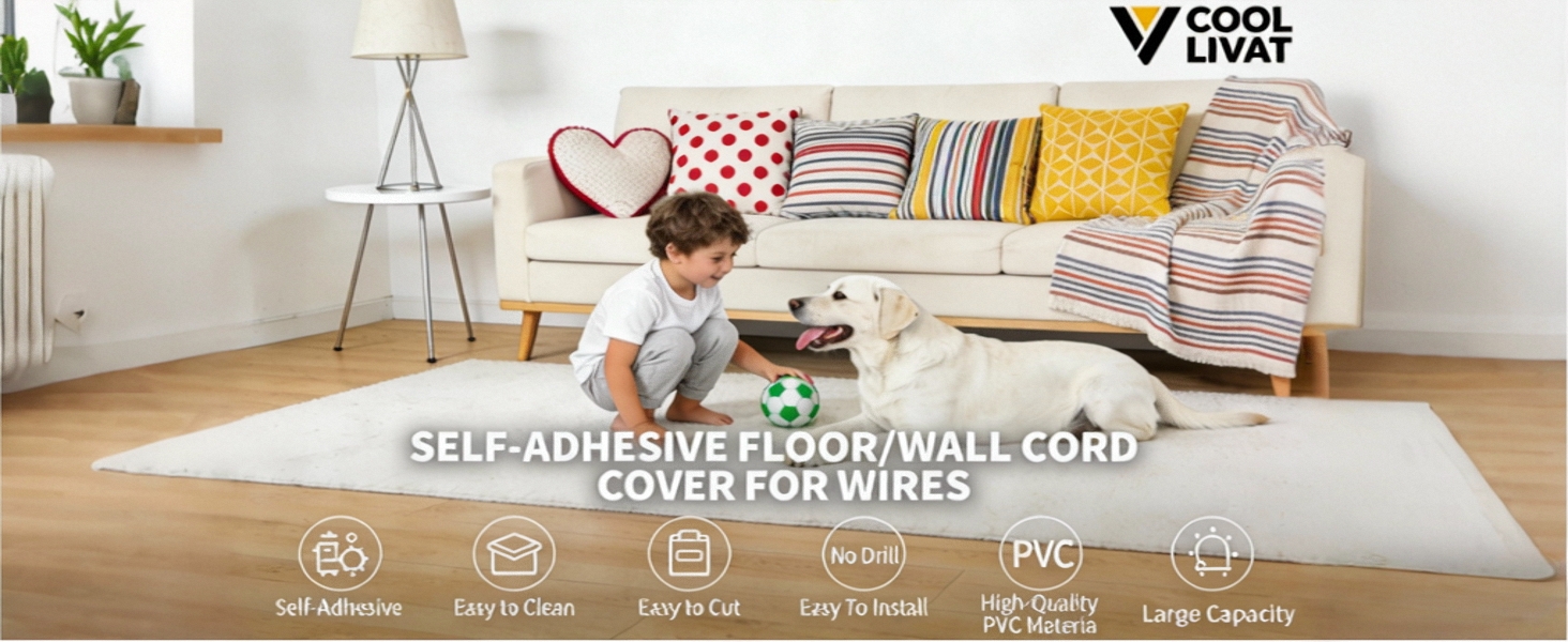 Silicone Cord Hider Under Desk,Cord Organizer,Cable Raceway Home Office Trim,Cord Concealer Channel