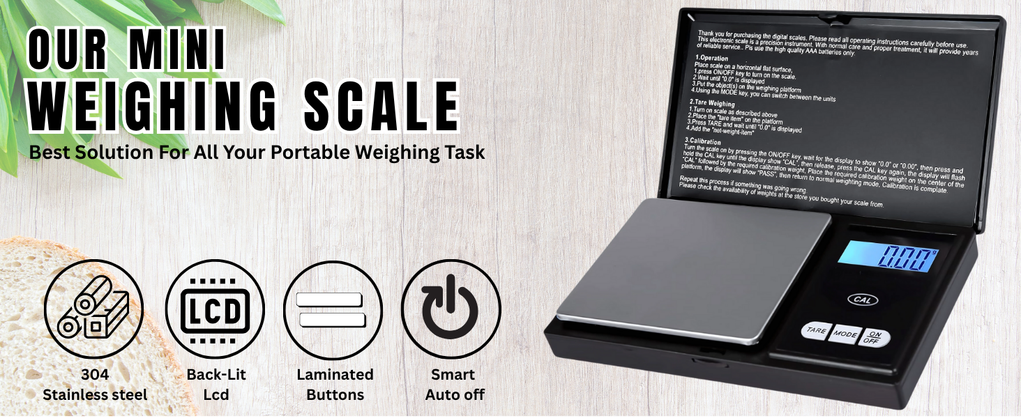 Weigh Gram 500g Digital Pocket Gram Scale