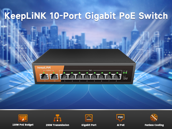 poe switch 8 port