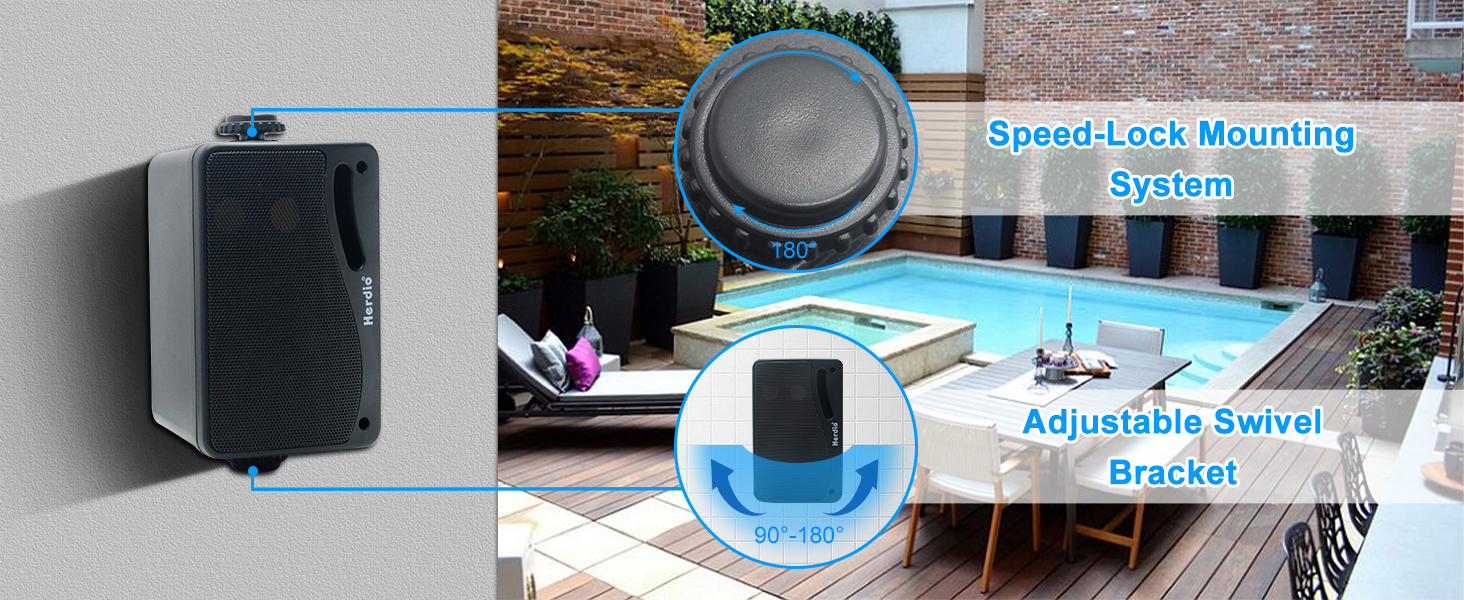 outdoor speakers waterproof