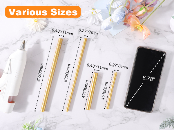 Hot Glue Sticks Sizes